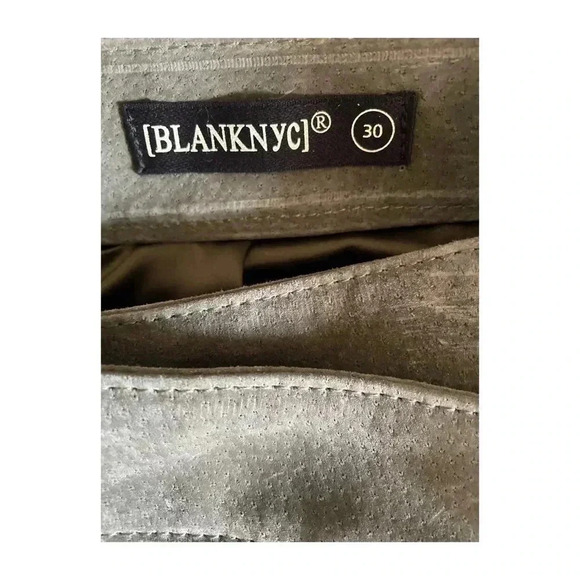 BlankNYC Ivy League Green Suede Skirt - Picture 3 of 6